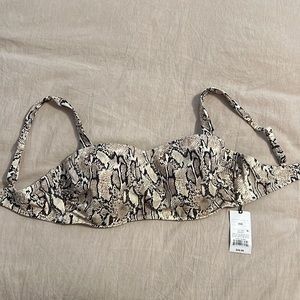 Swim suit snake skin